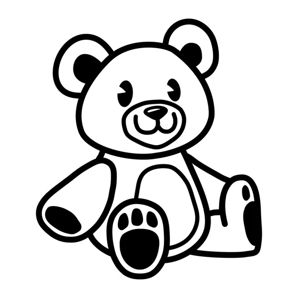 Teddy bear vector — Stockvector