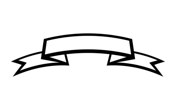 Banner vector pictogram — Stockvector