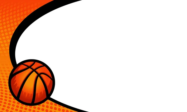 Fondo vector baloncesto — Archivo Imágenes Vectoriales