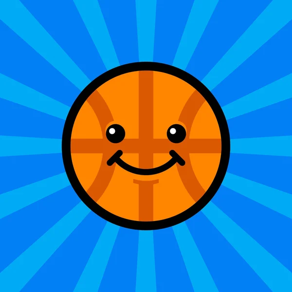 Icono de vector de baloncesto — Vector de stock