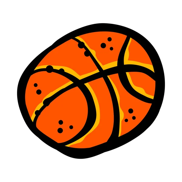 Icono de vector de baloncesto — Vector de stock