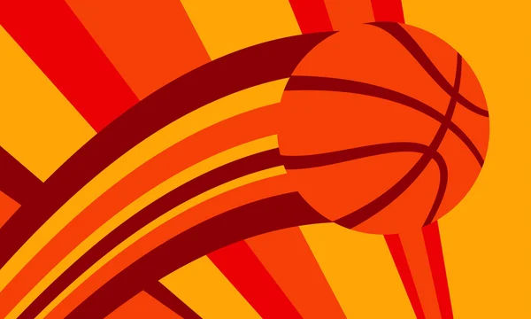 バスケット ボールのベクトルの背景 — ストックベクタ