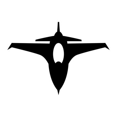 Savaş uçağı vektör simgesi