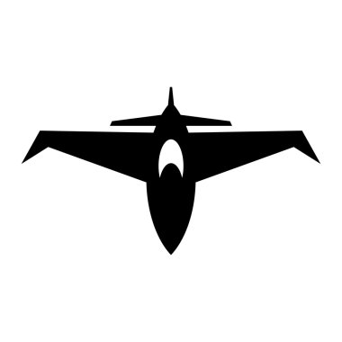 Savaş uçağı vektör simgesi