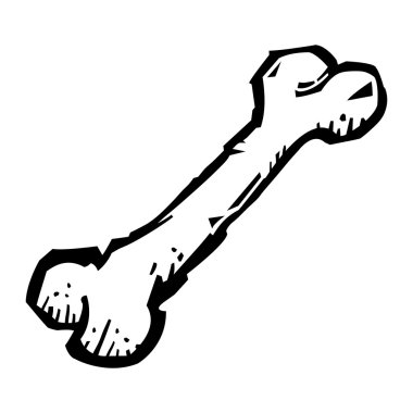 Kemik Vektörü Simgesi