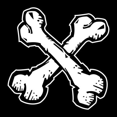 Kemik Vektörü Simgesi