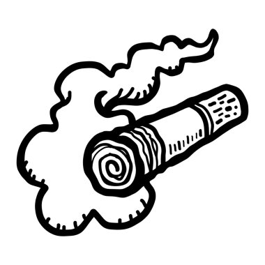 Sigara İçilmeyen vektör çizim