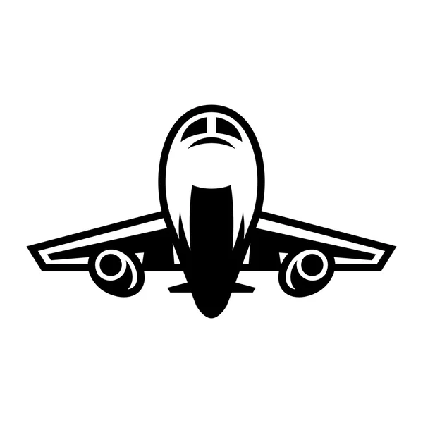 Airplane Flying Vector Icon — Stock Vector