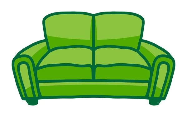 Couch vector icon — Stock Vector