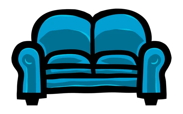 Couch vector icon — Stock Vector