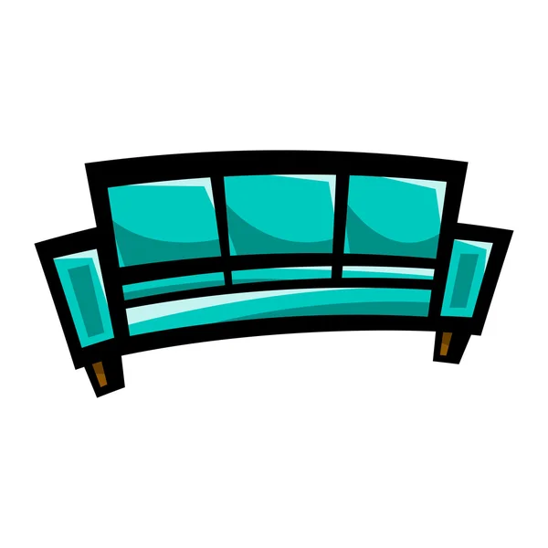Couch vector icon — Stock Vector