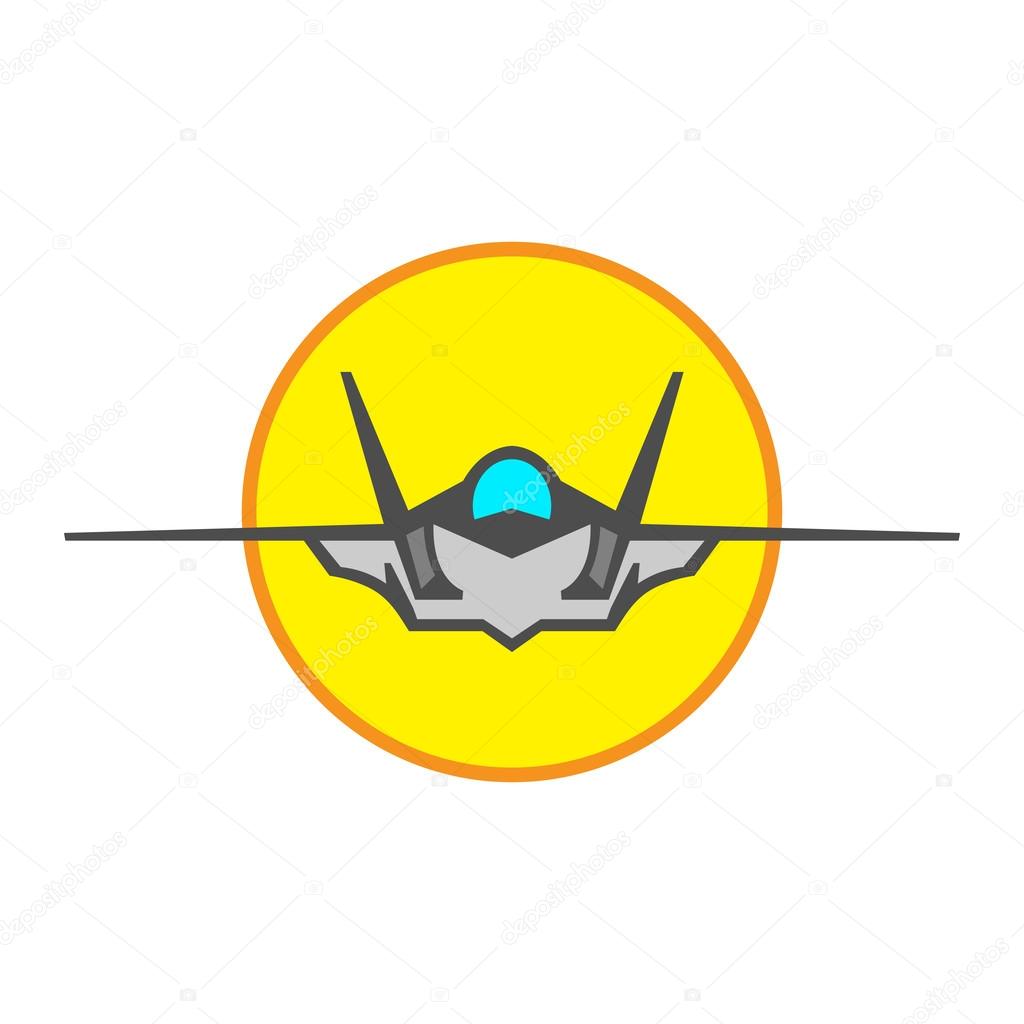 Fighter Jet Vector Icon