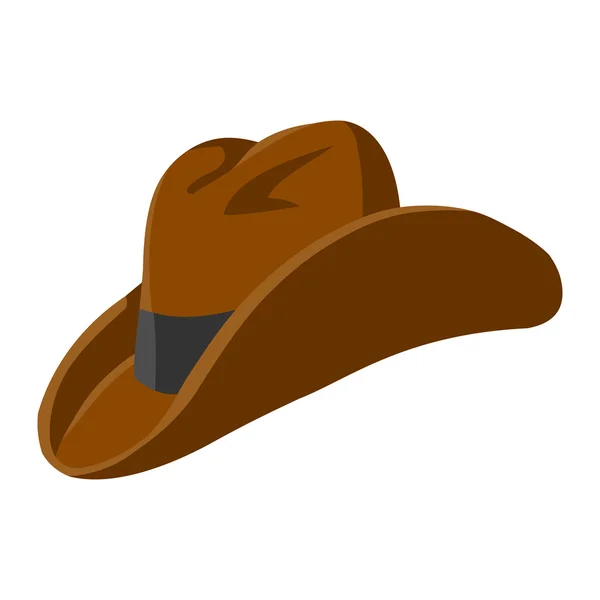 Cowboy cappello vettore — Vettoriale Stock