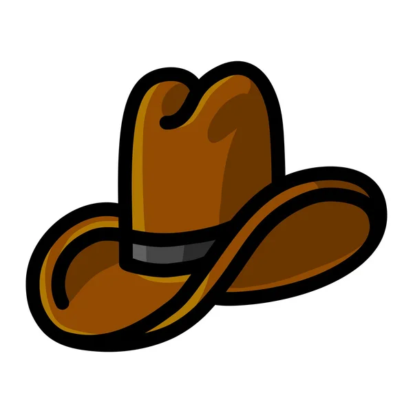 Cowboy cappello vettore — Vettoriale Stock