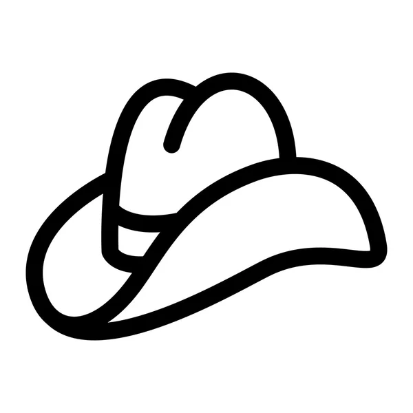 Vetor chapéu cowboy — Vetor de Stock