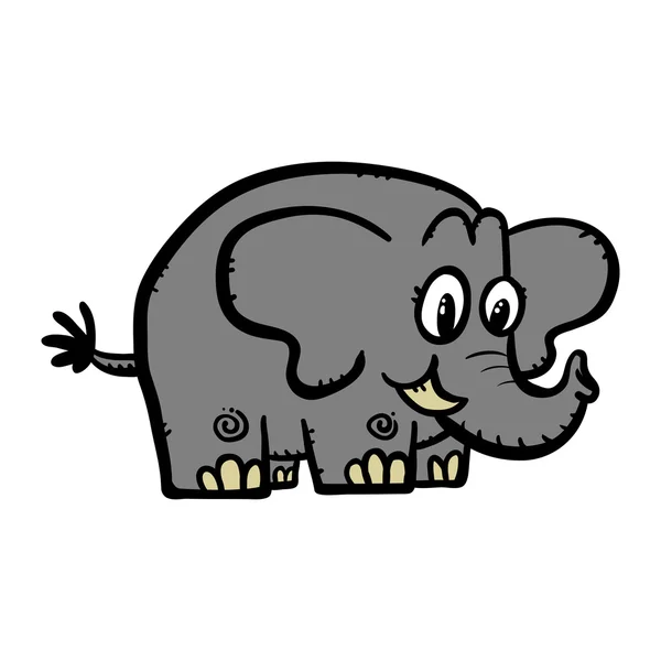 Illustration vectorielle des éléphants — Image vectorielle