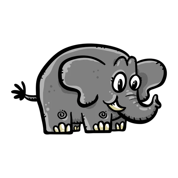 Слоновья векторная иллюстрация — стоковый вектор