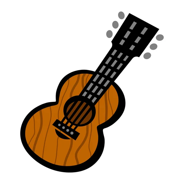 Ícone de vetor de guitarra —  Vetores de Stock