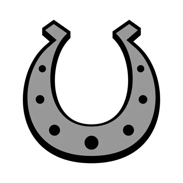 Horseshoe Vector Icon — Stock Vector