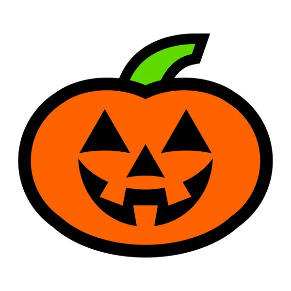 Jack O Lantern pompoen Vector Icon — Stockvector