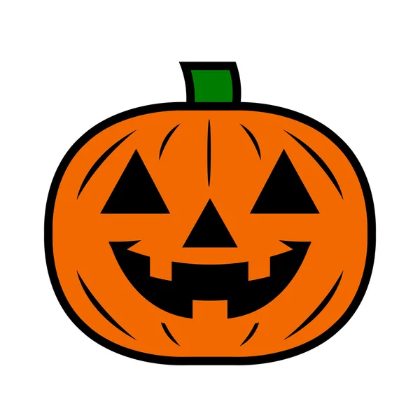 Jack O Lantern pompoen Vector Icon — Stockvector