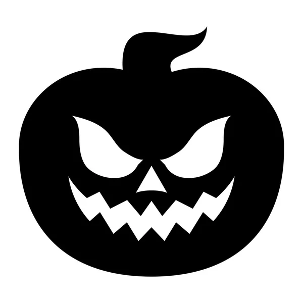 Jack O Lanterne Citrouille Icône vectorielle — Image vectorielle