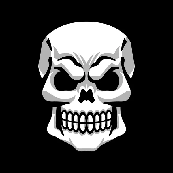 Totenkopf-Vektorsymbol — Stockvektor