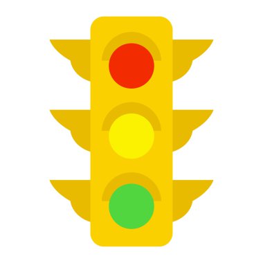 trafik ışığı vektör simgesi
