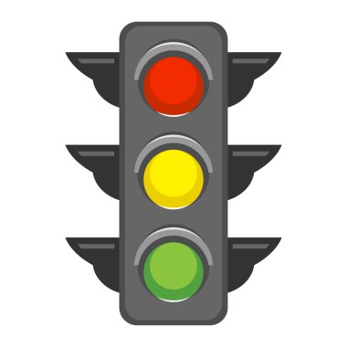 trafik ışığı vektör simgesi