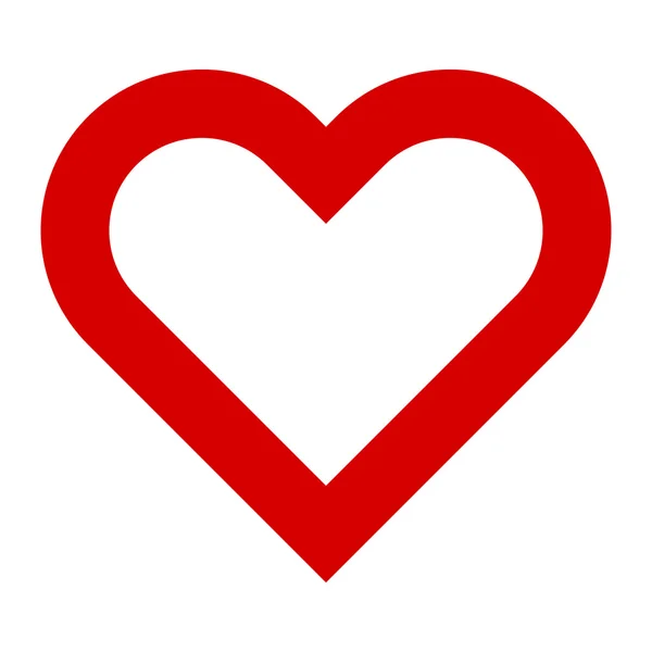 Ikona vektoru srdce — Stockový vektor