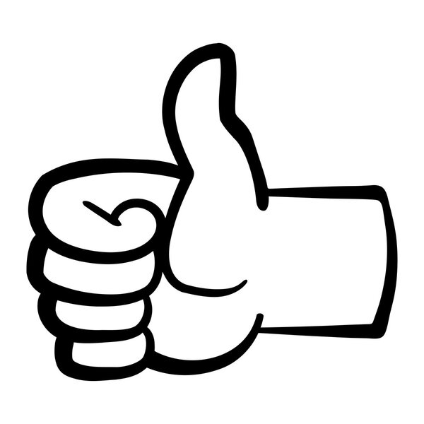 Thumbs Up Vector Icon