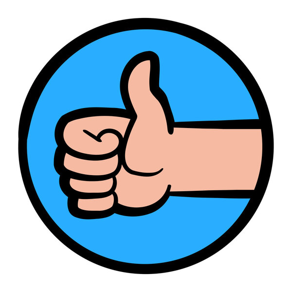 Thumbs Up Vector Icon