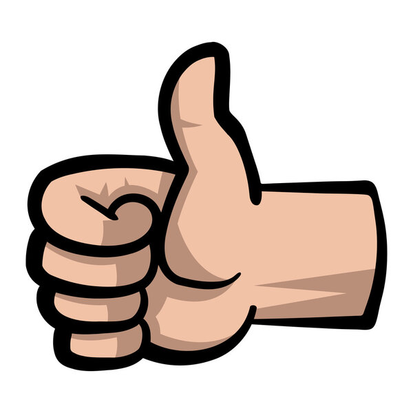 Thumbs Up Vector Icon