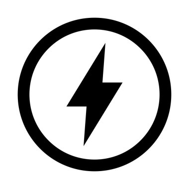 Yıldırım cıvata vektör simgesi