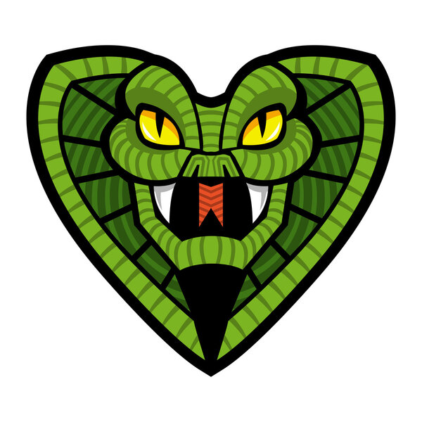 Cobra snake vector icon