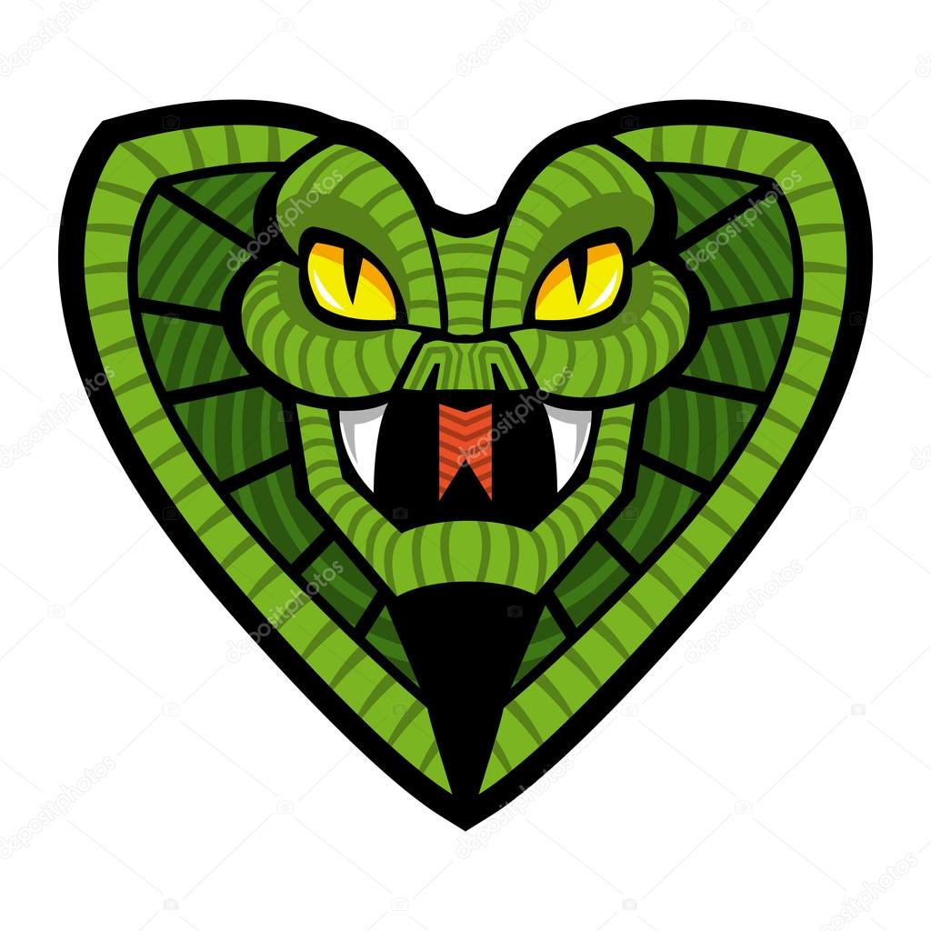 Cobra snake vector icon