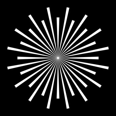 Havai fişek kutlama vektör simgesi