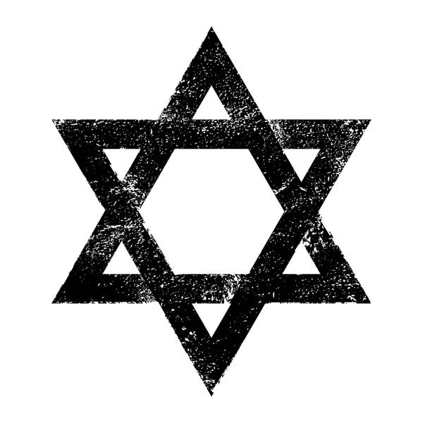 Star of David vektor ikon — Stock vektor