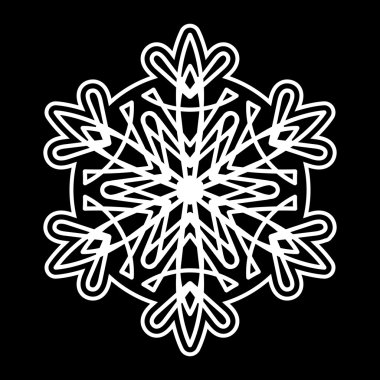 Kar Tanesi vektör simgesi