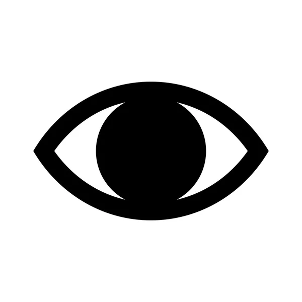 Ícone do vetor ocular — Vetor de Stock