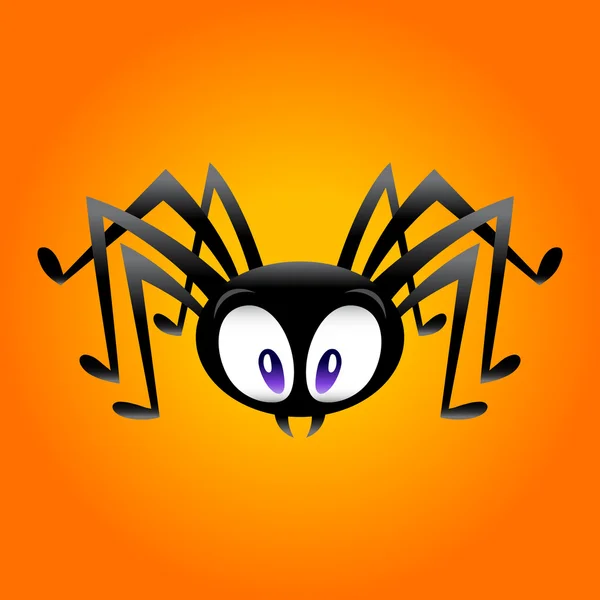 Spider vector icono — Vector de stock