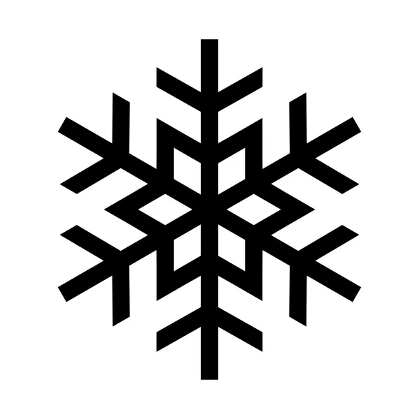 Ícone de vetor floco de neve — Vetor de Stock