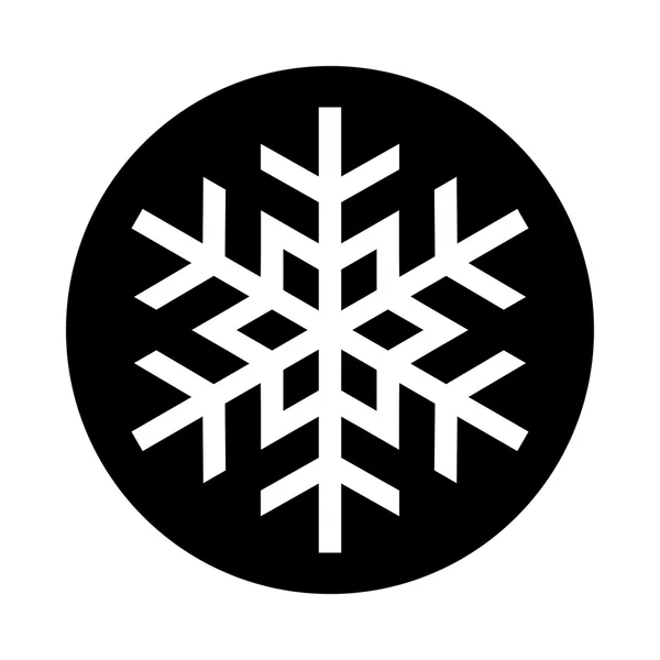 Значок вектора снежинки — стоковый вектор