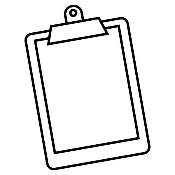 Office Clipboard Vector Icon — Stock Vector