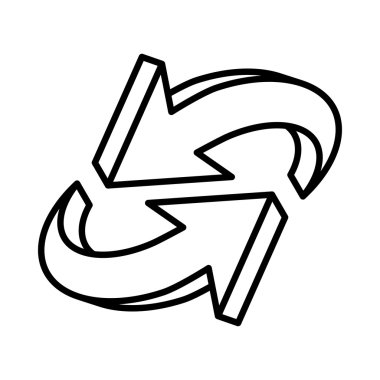 Ok simge vektör simgesi