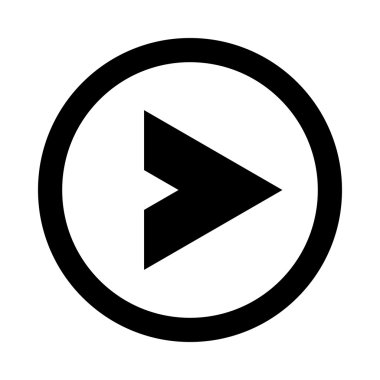 Ok simge vektör simgesi