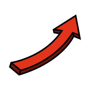 Ok simge vektör simgesi