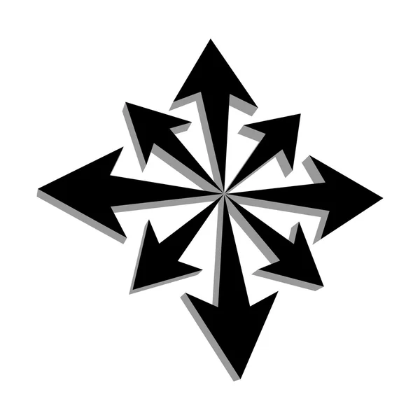 Ikona vektor symbol šipky — Stockový vektor