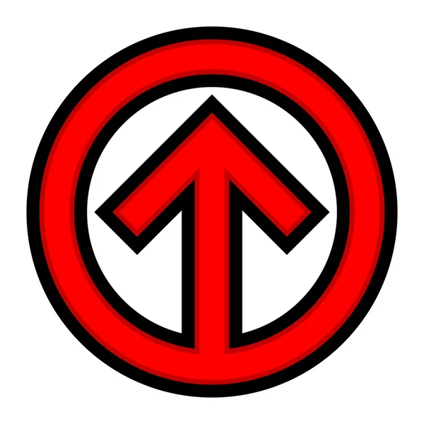 Simbolo freccia icona vettoriale — Vettoriale Stock