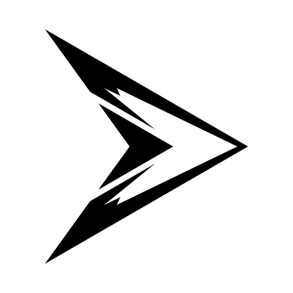 Ikona strzałki symbol wektor — Wektor stockowy